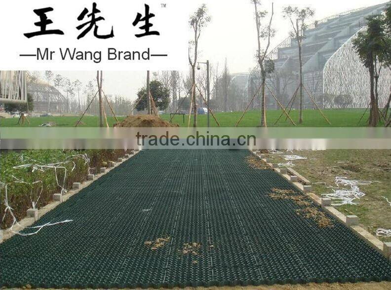 Turf Pave interlocking turf / plastic turf grid / grass grid with green color