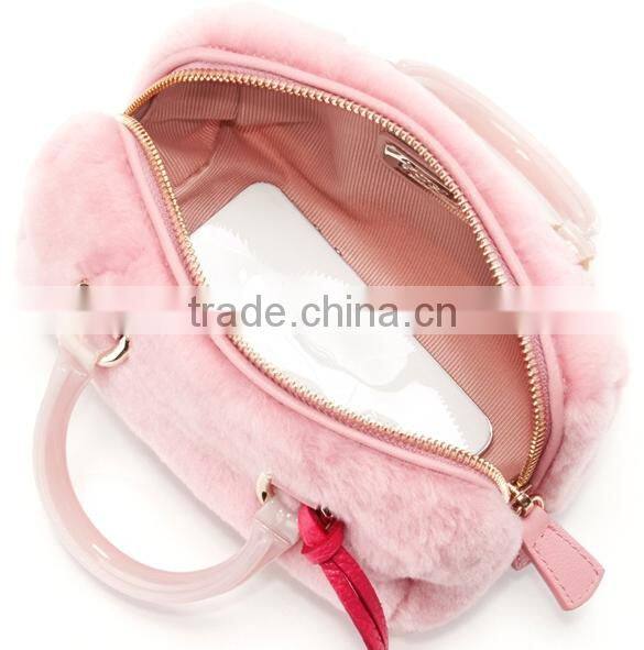 sweet pink handbag brand name fashion handbag