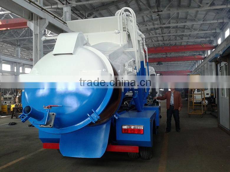 2015 Dongfeng food waste Truck for sale 5m3 mini garbage truck for food collection