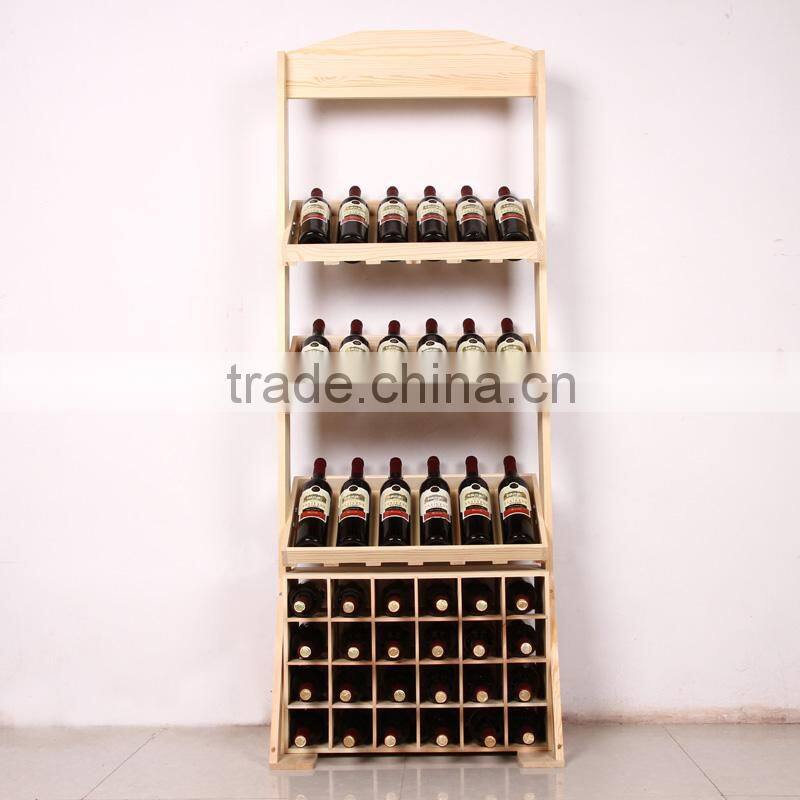 Custom wooden wine rack High quality Wooden wine rack,beer rack display shelf