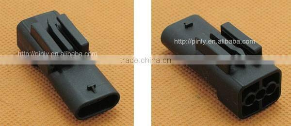 female and male 3 pin auto connector