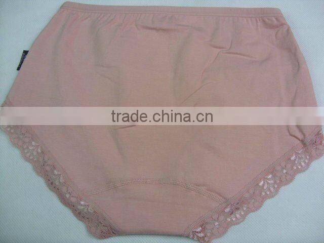 0.63USD Fashional Design Big Waist Size Colourful 100% Good Cotton Top Flexible Indian Ladies Panties(jlhnk096)
