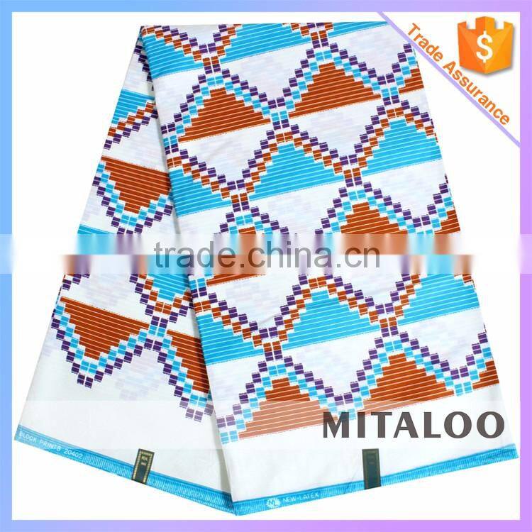 Mitaloo Nice Printed Wax Fabric Cotton Fabric Real Wax MH3025