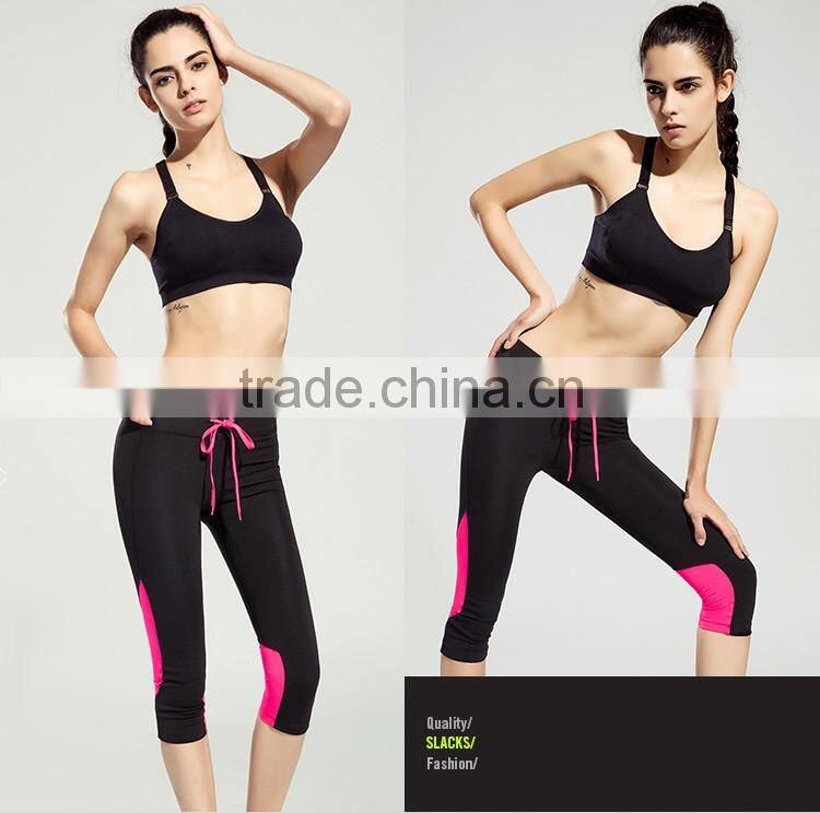 ladies fitness clothing women leggings tight yoga wear capris pants