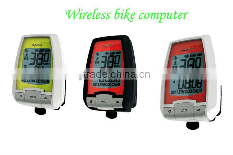 OEM WIRELESS BIKE SPEEDOMETER ODOMETER 10 FUNCTIONS DCY-150