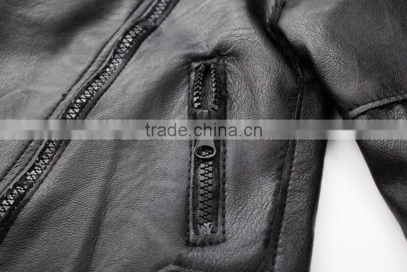 Kids clothing autumn winter new children leather girl coat high quality girls outerwear kids wear