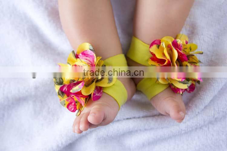 lovely baby barefoot sandals.hot sale,gift 2014