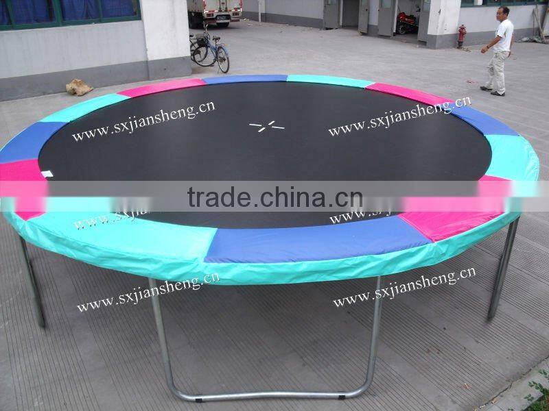 10FT kids outdoor big bungee trampoline with enclosures and Spring Cover