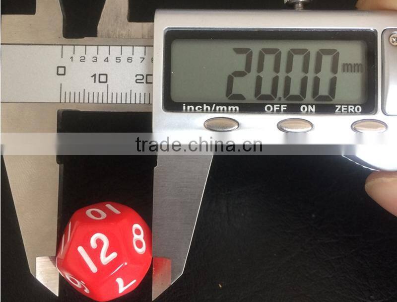 high quality colored polyhedral dice set