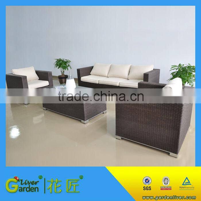 Sectional cheap outdoor wicker furniture rattan sofa