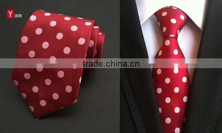 100% Silk Man's Dot Solid Tie Causual Business Wedding Party Luxury Necktie