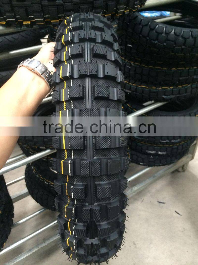 high rubber content motorcycle rubber tyre 100/90-17