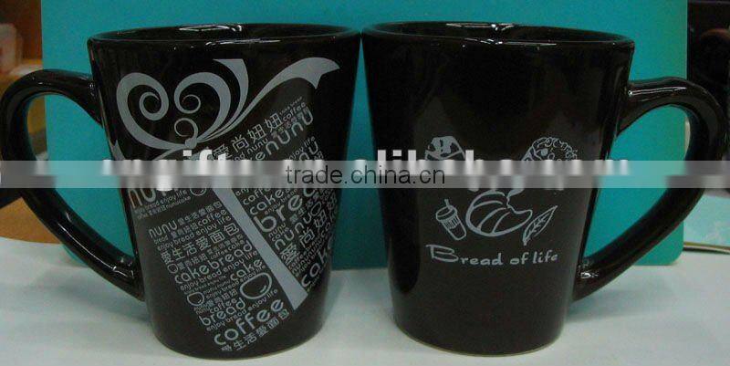 Promotional gifts of porcelain coffee mug printed your logo
