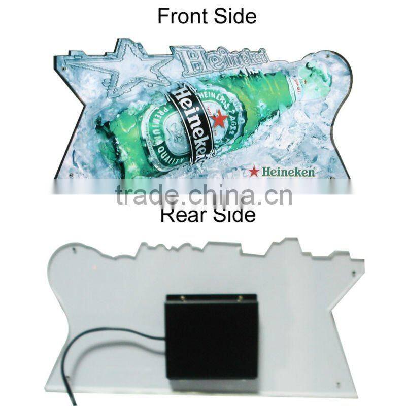 Special-Shape advertising EL acrylic sign