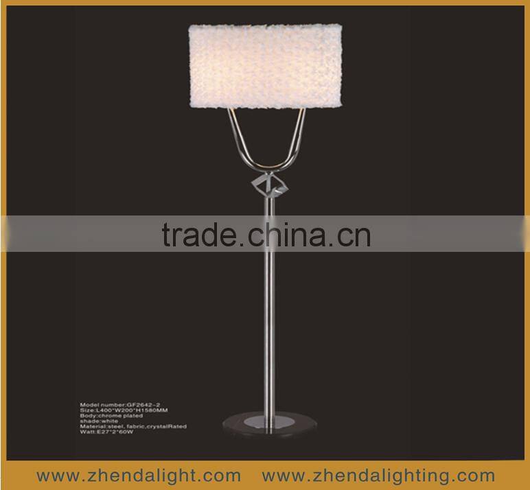 Modern fabric shade hotel table lamp
