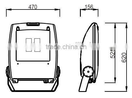 Energy saver ip67 ip65 led outdoor flood light 100w Replace Metal halide lamps 450W-SLH3040
