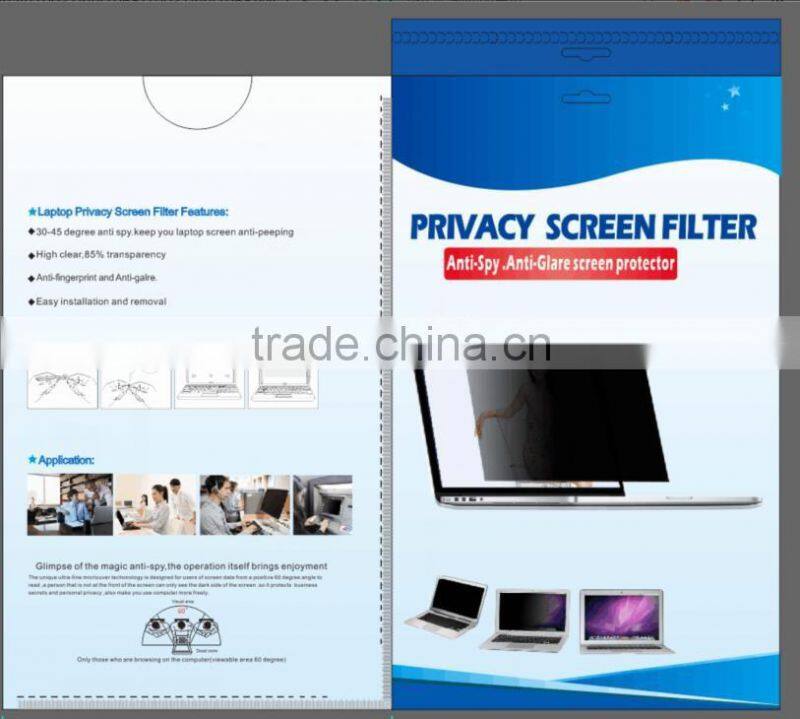 Factory Price, Anti-glare Privacy Filter Screen cover for Laptop/