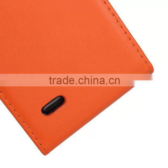 Genuine Leather Case for LG G3 Mini Flip Cover Case