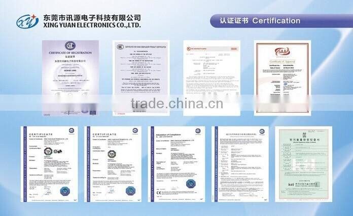 Fashional grey color 24V dc 0.5A switching power supply for lamp