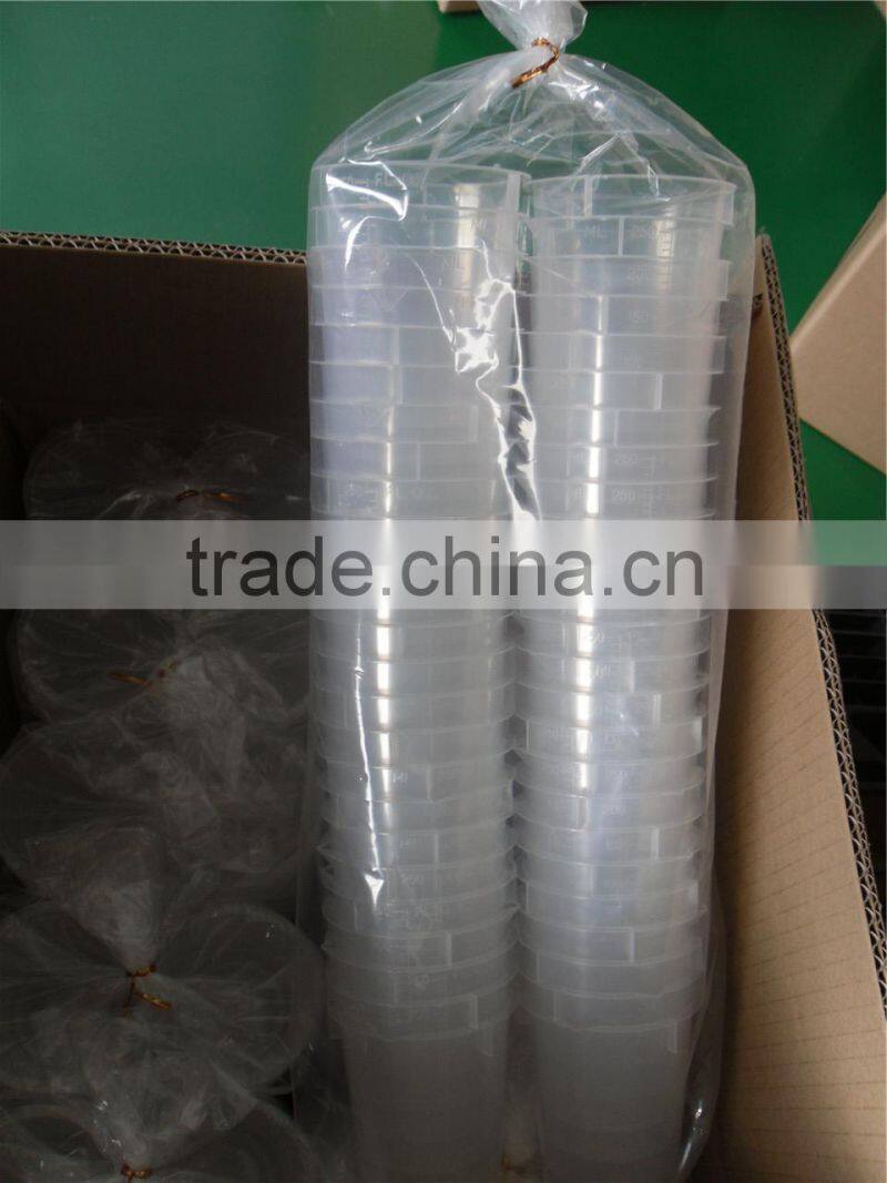 100ml High Transparency Plastic Beaker, disposable plastic measuring cup, pp beaker