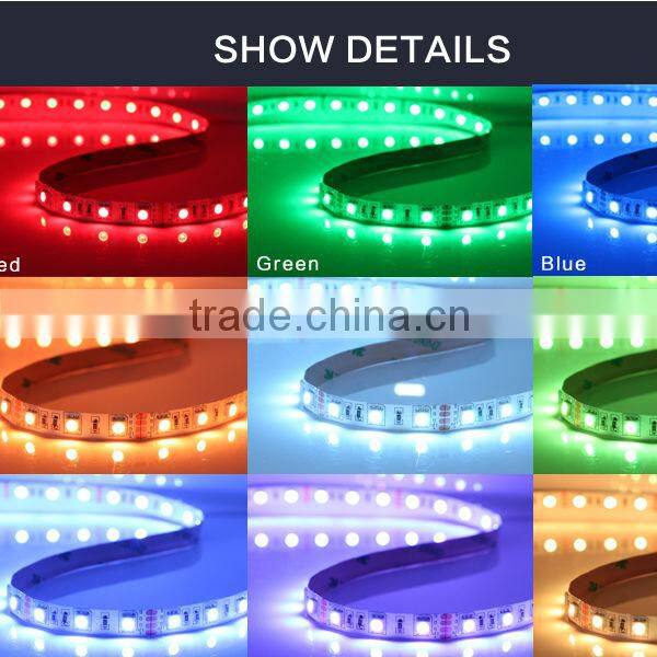 DC12V SMD5050 Flexible led strip IP33 rgb led strip 5050