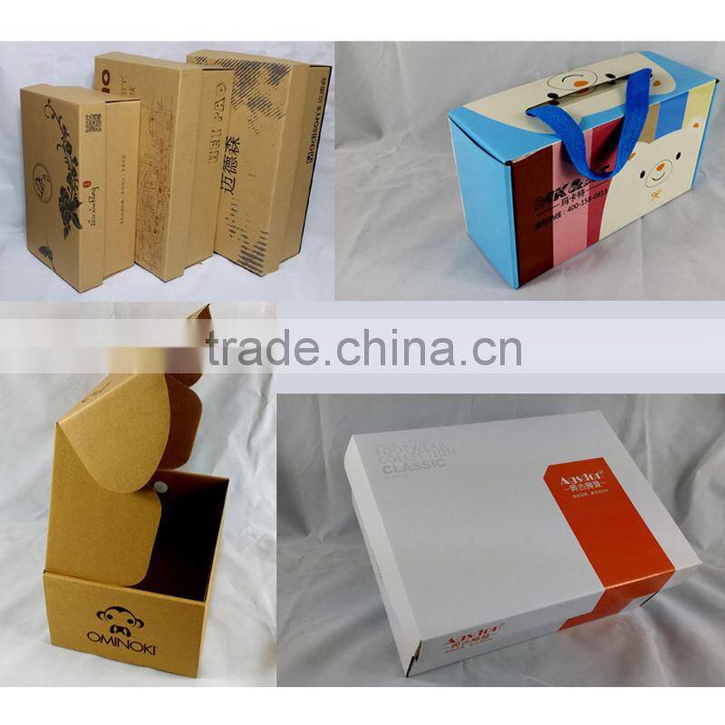 Corrugated packaging box with PVC window