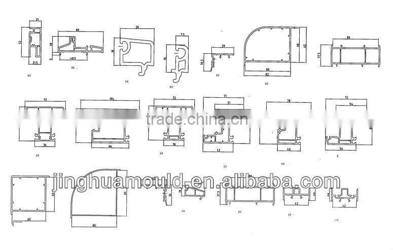 Extrusion WPC Wood Plastic Guard Rail Fence Die Mould
