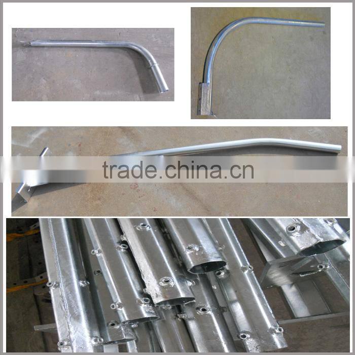 hot dip galvanized octagonal steel pole