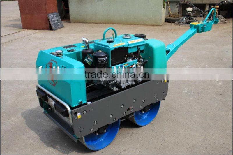 For sale good quality diesel engine electric start mini road roller price are reasonable