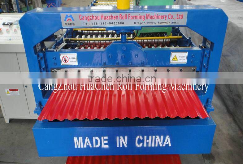 Cold Steel Corrugated Sheet Metal Roof Making Machine Equipment from China