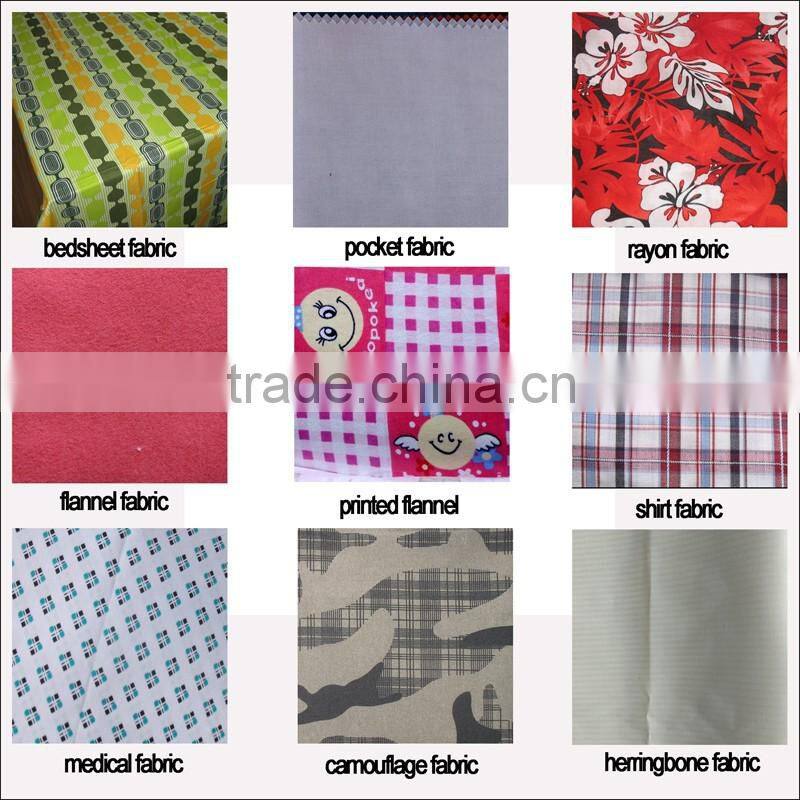 Factory price 100% polyester bed sheet fabric 75d*150d hotel bed sheet