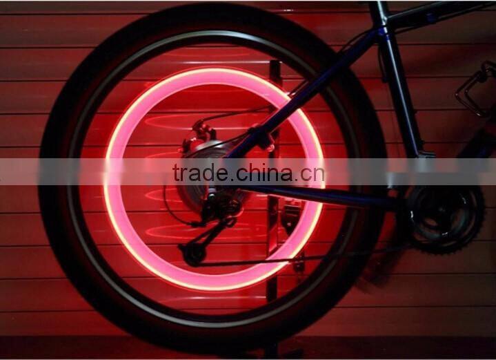 2 PCS colorful LED Flash Tyre Wheel Valve Cap Light for Car Bike bicycle Motorbicycle Wheel