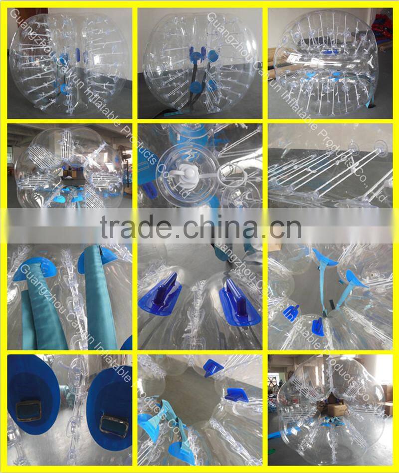 0.8mm TPU bubble ball human sized soccer bubble ball