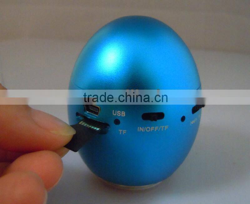 Ultra thin music mini subwoofer audio speaker factory support SD memory card fm radio function and new technology