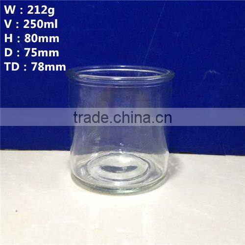 round and short glass candlestick holders on sale