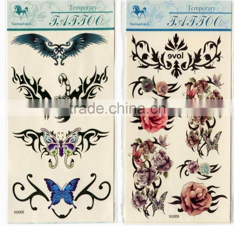 rub on tattoo sticker