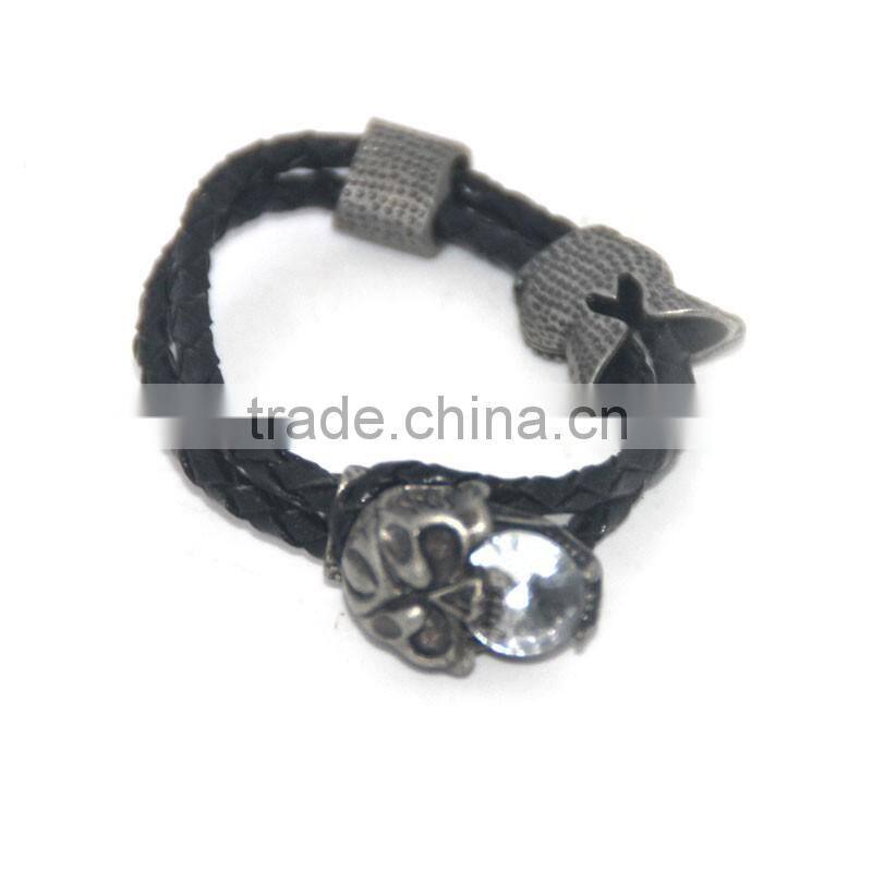 wholesale high quality casual wear charm Silver Plating stainless gold handemade fancy wrist bracelet with belt