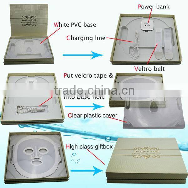 HOT SELLER 3 Colors PDT LED Facial Mask