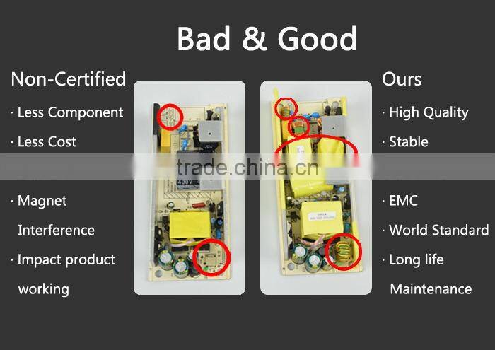 Desktop type power transformer 5V 6A AC power supply with US EU cable