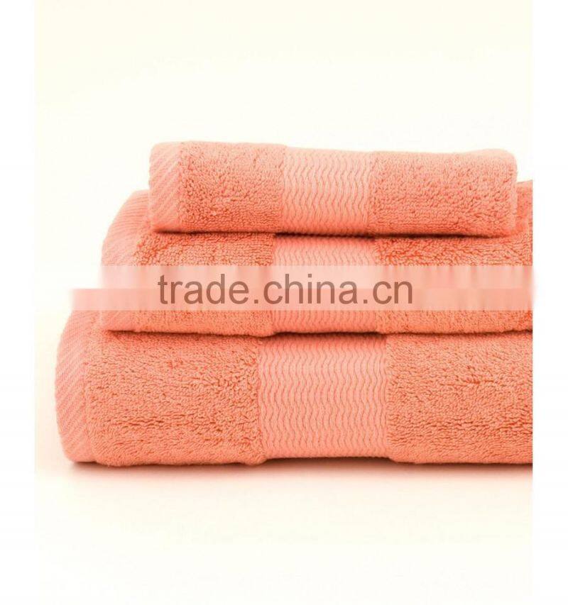 Wholesale hot selling high quality bath hotel bamboo towel gift set