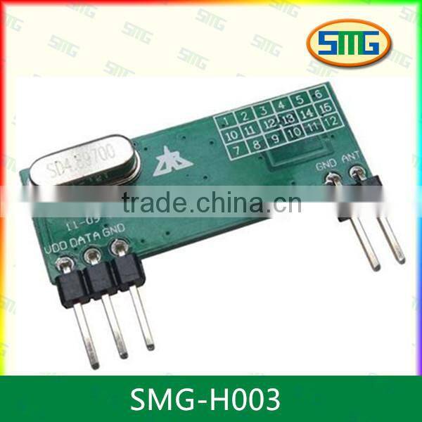 SMG-H014 Wireless RF High Sensitivity 315/433mhz 5V super-heterodyne radio receiver module