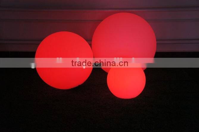 Waterproof LED ball, plastic led balll light