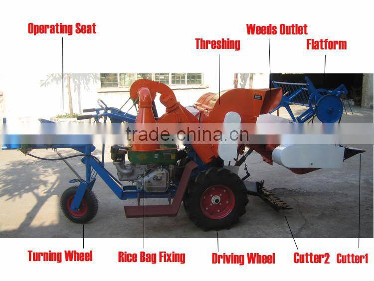 Wishope 4LZ-0.5 mini rice harvester