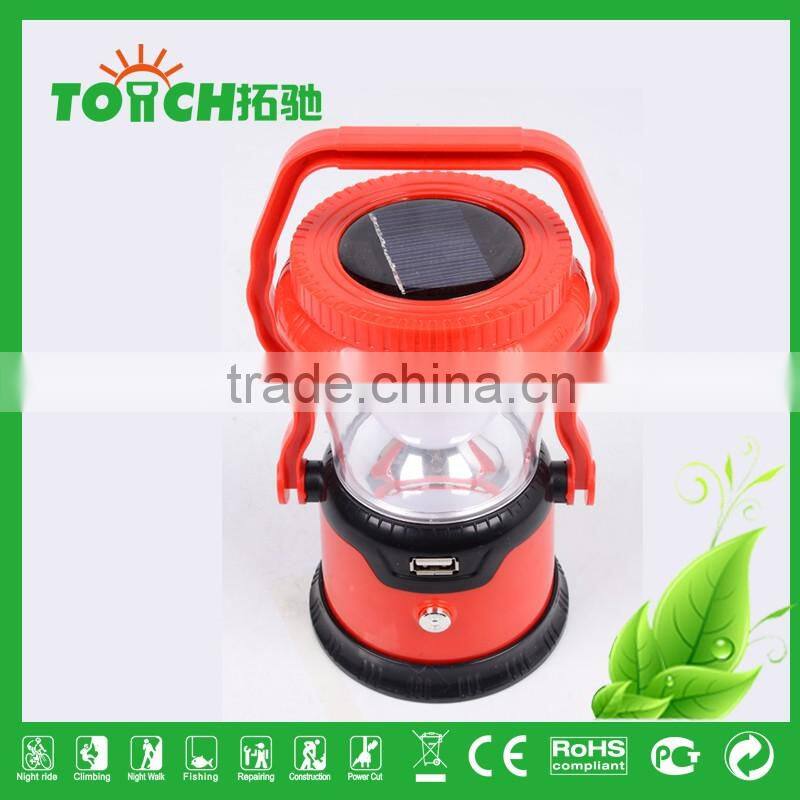Top quality super bright Solar lantern caming light orange color Lantern Lights LED Lantern Rechargeable Light Camping Lamp