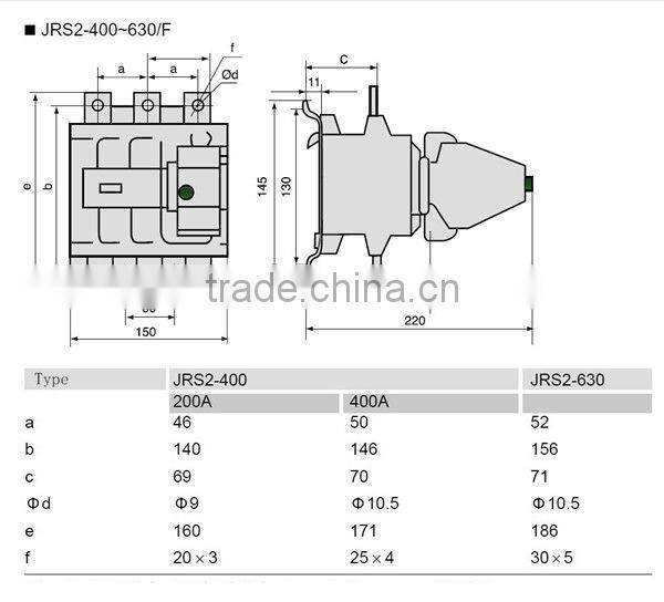 3UA-66 GKJRS2 Thermal Overload Relay