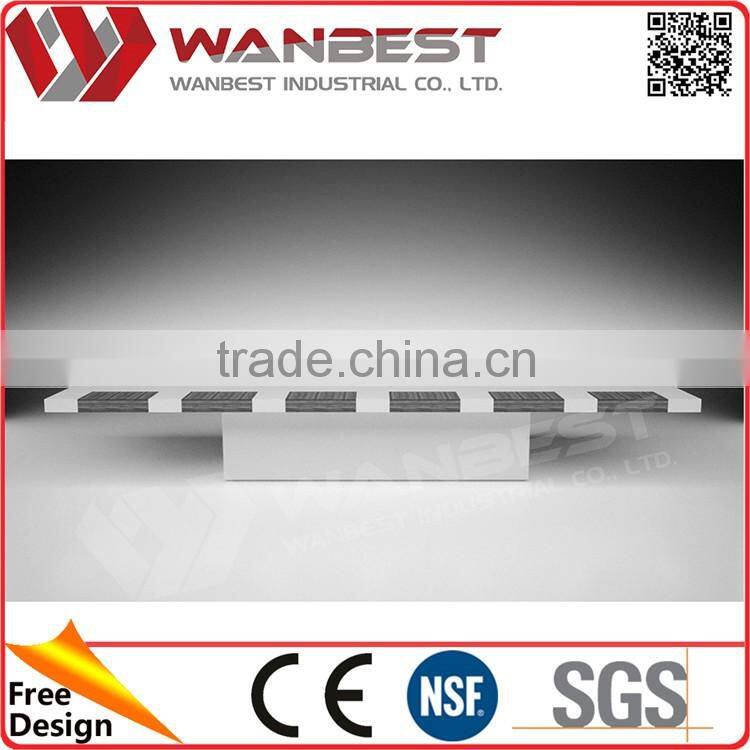 Antique Boardroom 14 Foot Conference Table