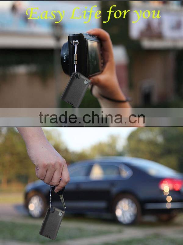 2015 Bidirectional Mobile Phone Bluetooth Alarm Keychain Wallet Anti-lost Alarm