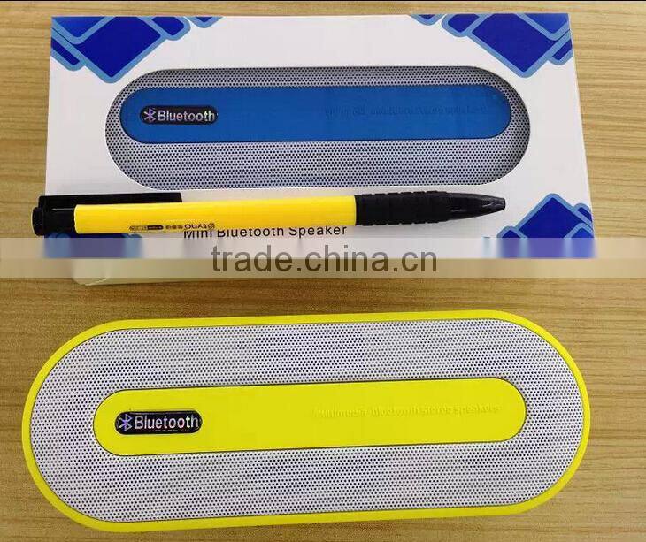 New Mini Unique Design USB Speaker Bluetooth Wireless Speaker With FM Radio TF Card