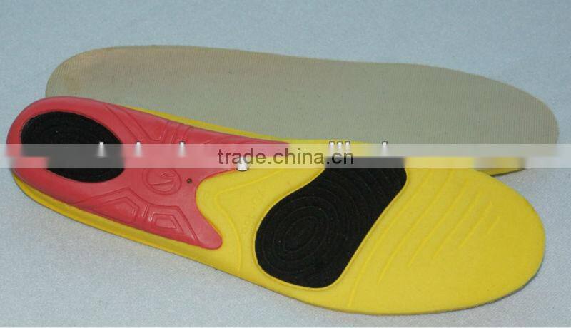 Hi-poly plastic insole antibacterial shock absorption insole