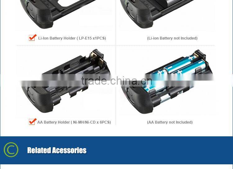 Professional Camera Accessory Battery Grip for Nikon SLR D600 D610 EN-EL15